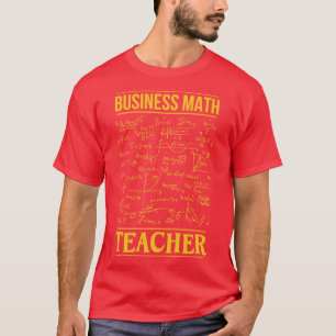 Camiseta Maestría en matemáticas empresariales