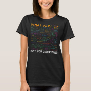 Camiseta Maestría En Matemáticas Para Hombres Y Mujeres 1
