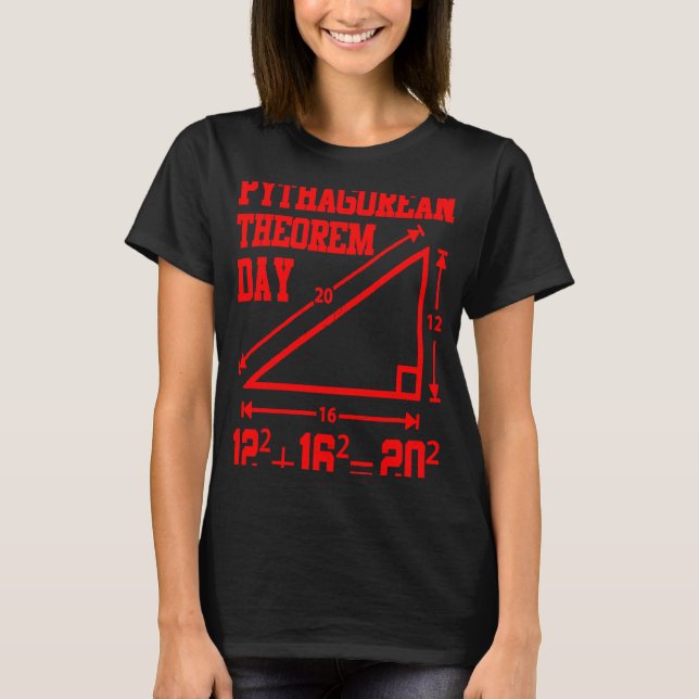 Camiseta Maestría en Matemáticas por el Día del Teorema en  (Anverso)