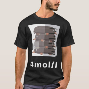 Camiseta Maestría en Química Estudiantil Experimentada en C