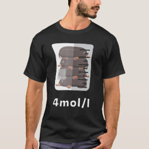 Camiseta Maestría en Química Estudiantil Experimentada en C
