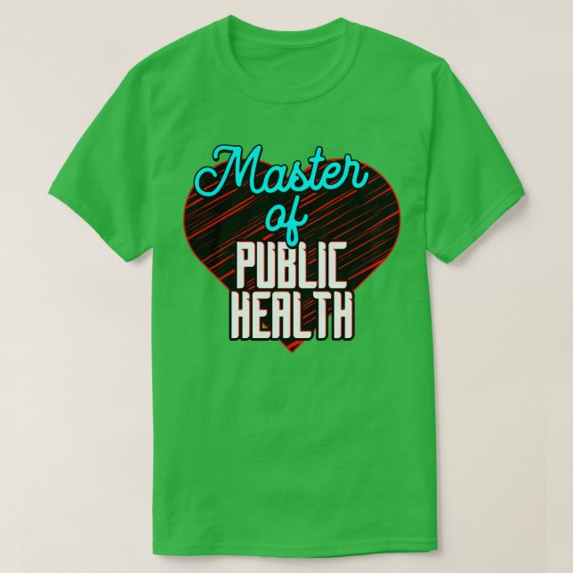 Camiseta Maestría en Salud Pública (Diseño del anverso)