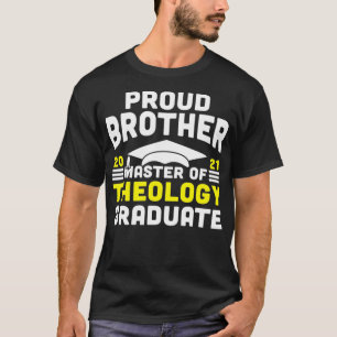 Camiseta Maestría en Teología Hermano Orgulloso Graduado 20