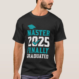 Camiseta Maestría MASTER 2025 FINALLY GRADUADO Mast