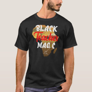 Camiseta Maestría Negra Magia Melanin Orgullo Soy Histo Neg