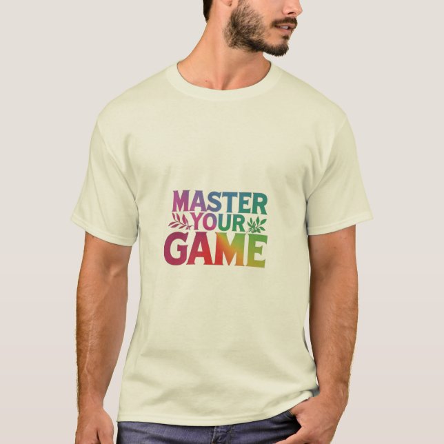 Camiseta Maestría tu juego (Anverso)
