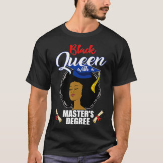 Camiseta Maestrías en negro mujeres entregan a africanos ed
