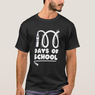 Camiseta Maestro 100 días de escuela 100 días más inteligen