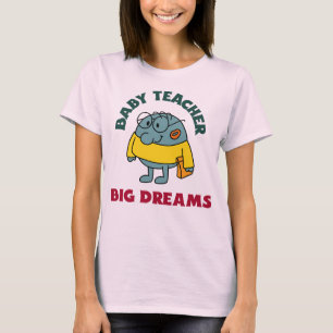 Camiseta Maestro Bebé Grandes Sueños Principiante