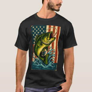 Camiseta Maestro Bluegill (bandera americana) 1