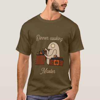 Camiseta Maestro cocinando la cena
