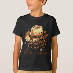Camiseta Maestro de 4to Grado Rodeo Country Western Howdy C