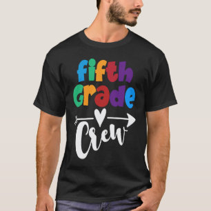 Camiseta Maestro de 5º grado de vuelta al colegio tripulaci