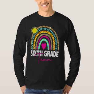 Camiseta Maestro de 6to Grado Arcoíris De vuelta al cole Ho