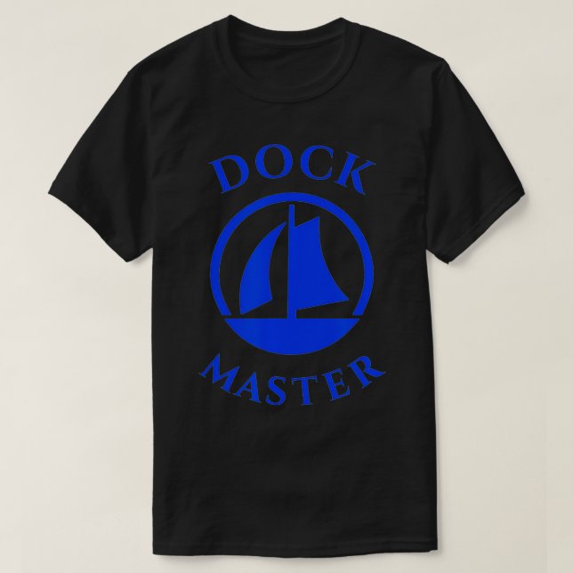 Camiseta Maestro de acoplamiento de barco (Diseño del anverso)