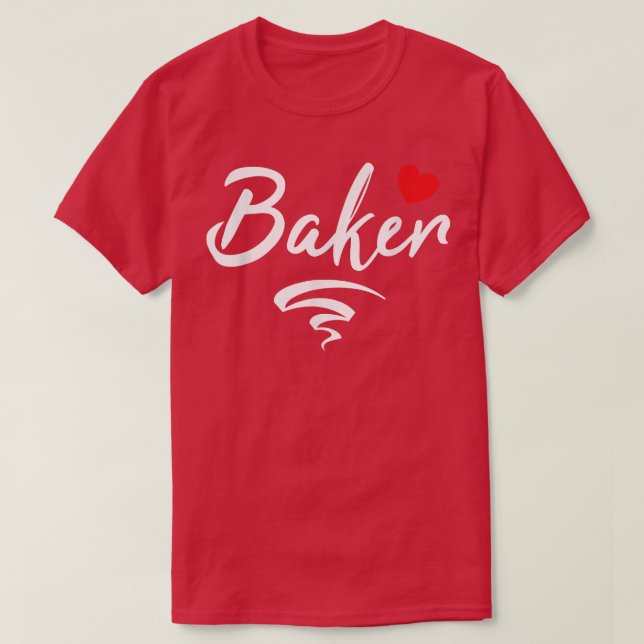Camiseta Maestro de aprendices de panadería Baker Baking Ov (Diseño del anverso)