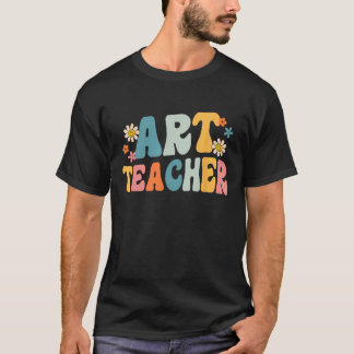 Camiseta Maestro de Arte Retro Divertido De Vuelta a la Esc