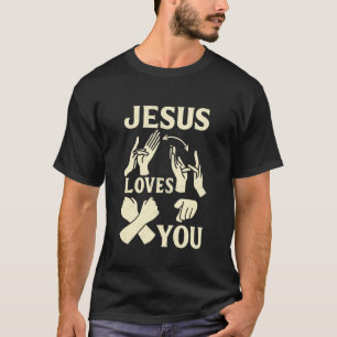 Camiseta Maestro de ASL Lengua de Señas Americana Cristiano