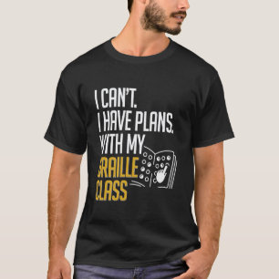 Camiseta Maestro de Braille y Escuela de Braille para la Ce