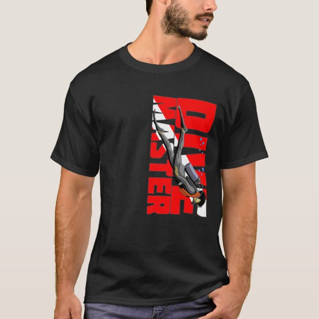 Camiseta Maestro de buceo Scuba (Anverso)