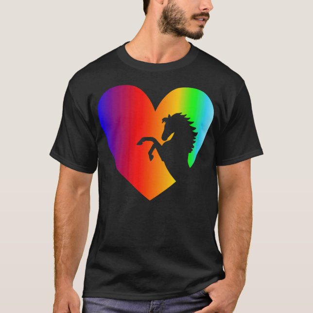 Camiseta Maestro de caballo de corazón (Anverso)