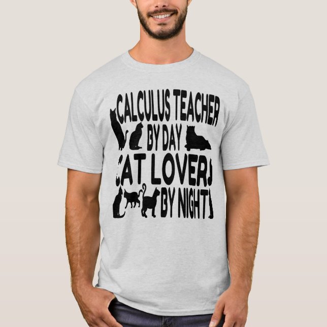 Camiseta Maestro de cálculos de Cat Lover (Anverso)