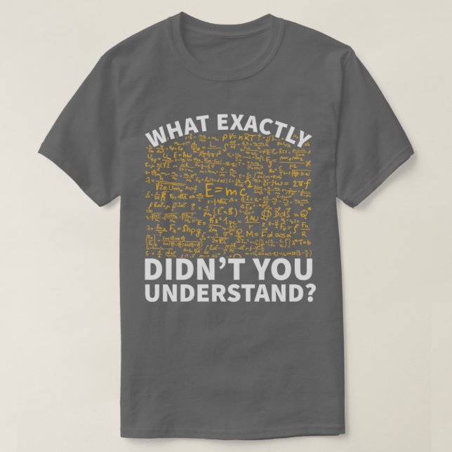 Camiseta Maestro de Ciencias Físicas Mayor (Diseño del anverso)