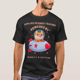 Camiseta Maestro de Ciencias Impulsado Por La Curiosidad Y 