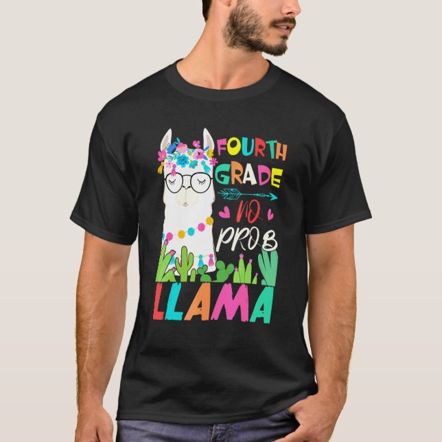 Camiseta Maestro de Cuarto Grado Estudiante De Vuelta Al Co (Anverso)
