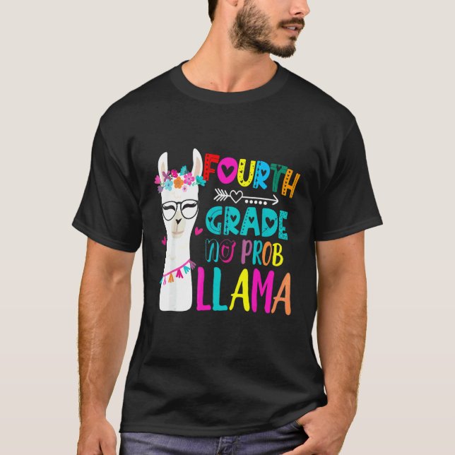 Camiseta Maestro de cuarto grado vuelve a la escuela sin pr (Anverso)