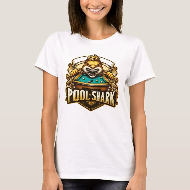 Camiseta Maestro de curso: Logo de Pool Shark (Anverso)