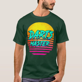 Camiseta Maestro de dardos retro de los años 80