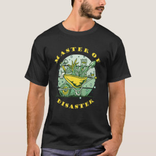 Camiseta Maestro de Desastre de Jardinería  Jardín Jardines