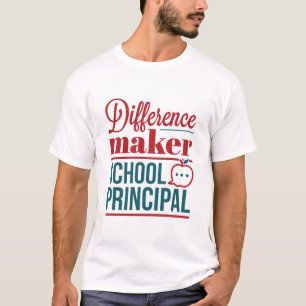 Camiseta Maestro de diferencias principal de escuela