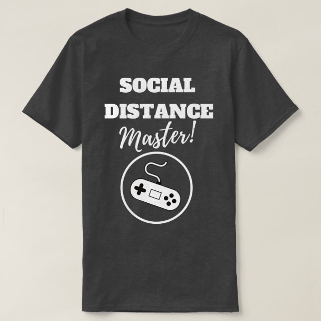 Camiseta Maestro de distancia social (Diseño del anverso)