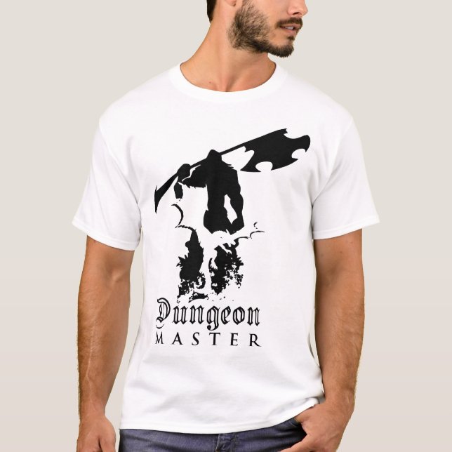 Camiseta Maestro de Dungeon Bárbara y Dragón (Anverso)
