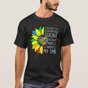 Camiseta Maestro de Educación Especial Conciencia sobre el