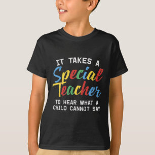 Camiseta Maestro de Educación Especial Lindo Conciencia del