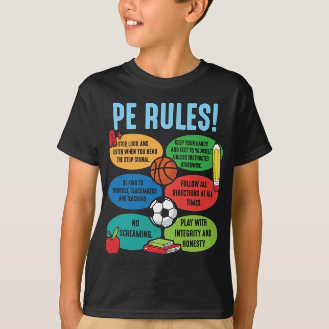 Camiseta Maestro de educación física educador deportivo PE (Anverso)