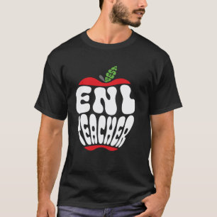 Camiseta Maestro de ENL Agradecimiento Inglés Nuevo Idioma