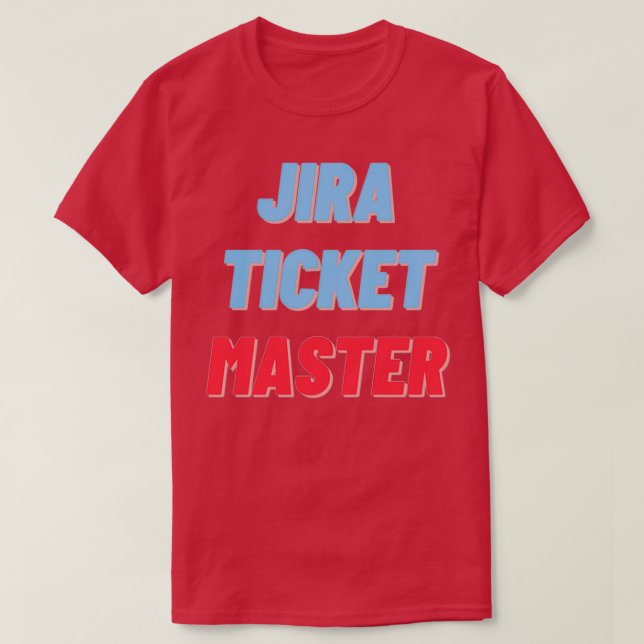 Camiseta maestro de entradas de jira (Diseño del anverso)