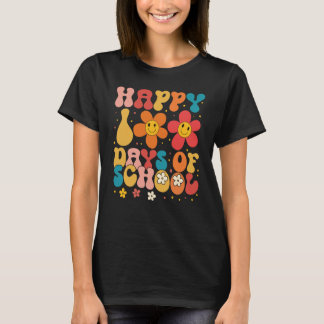 Camiseta Maestro De Escuela Divertida Estudiante Feliz 100