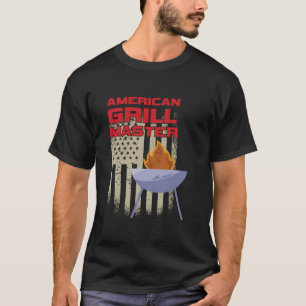 Camiseta Maestro De Grill De Chef Estadounidense