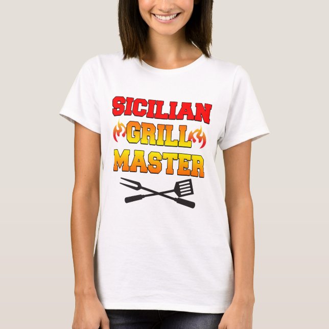Camiseta Maestro de Grill Siciliano (Anverso)