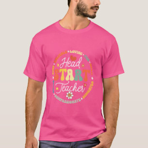 Camiseta Maestro de Head Start Equipo de educación en el ho