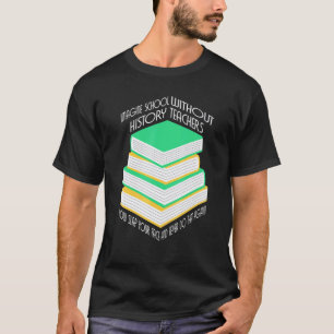 Camiseta Maestro de Historia Imagina Escuela Sin Té de Hist