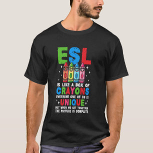 Camiseta Maestro de inglés como segundo idioma ESL