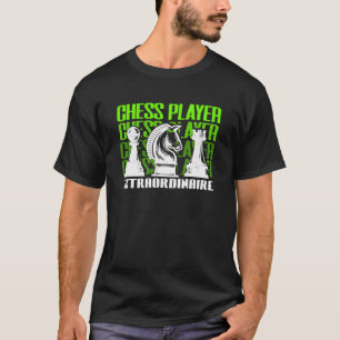 Camiseta Maestro de jaque mate extraordinario del jugador d
