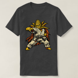 Camiseta Maestro de Karate de Maíz — Vintage Retro Shotokan