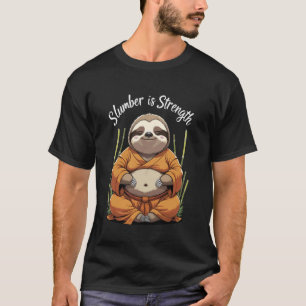 Camiseta Maestro de Kung Fu Perezoso y Soñoliento Ranura de